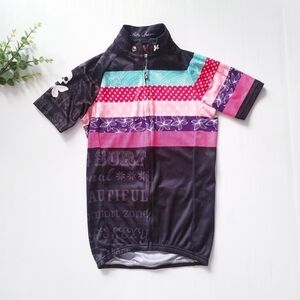 BETTY DESIGNS Short Sleeve Cycling Jersey Cycle Team Gear Wold Champion XS Rare